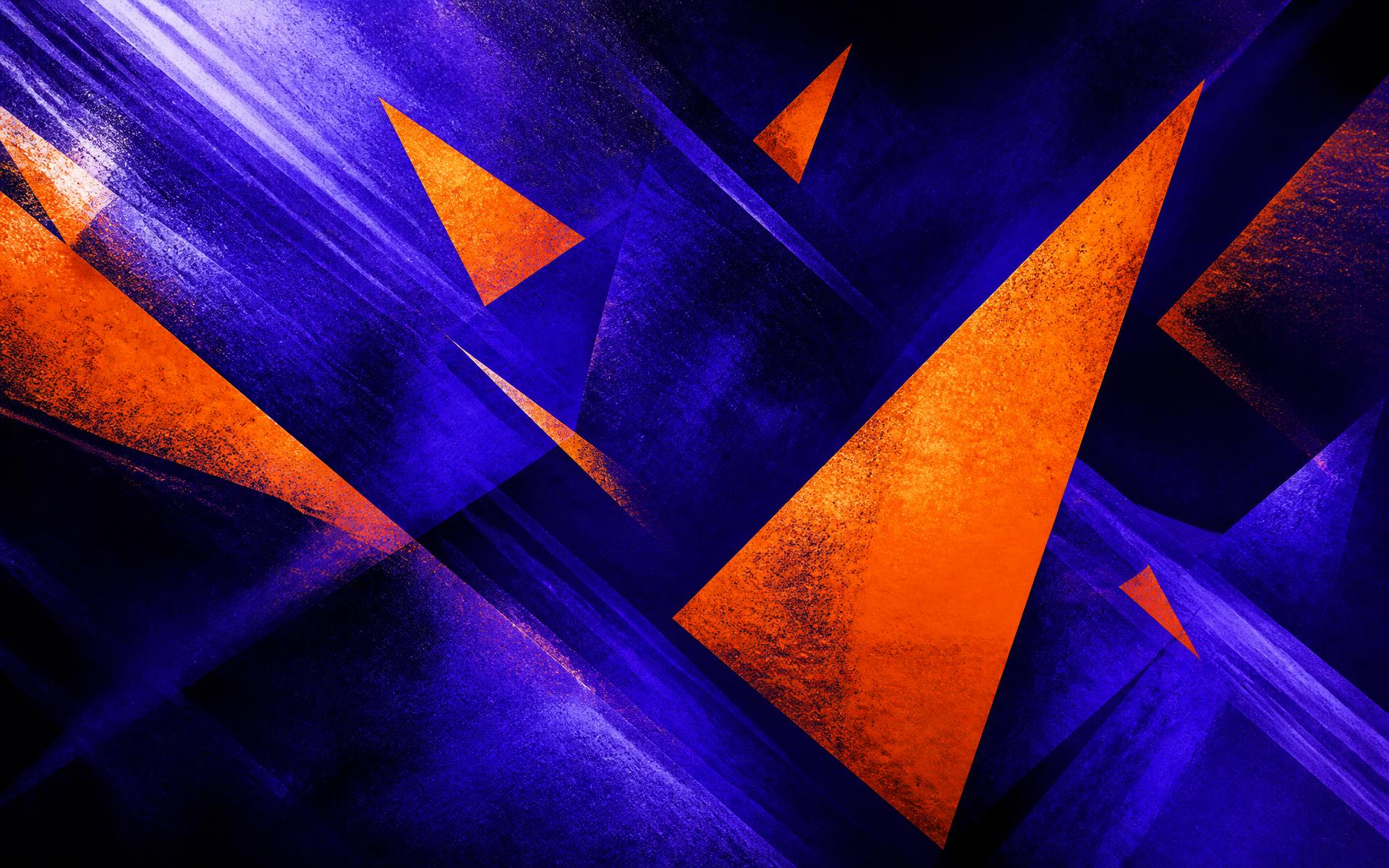 Abstract violet and orange motion graphic showreel still